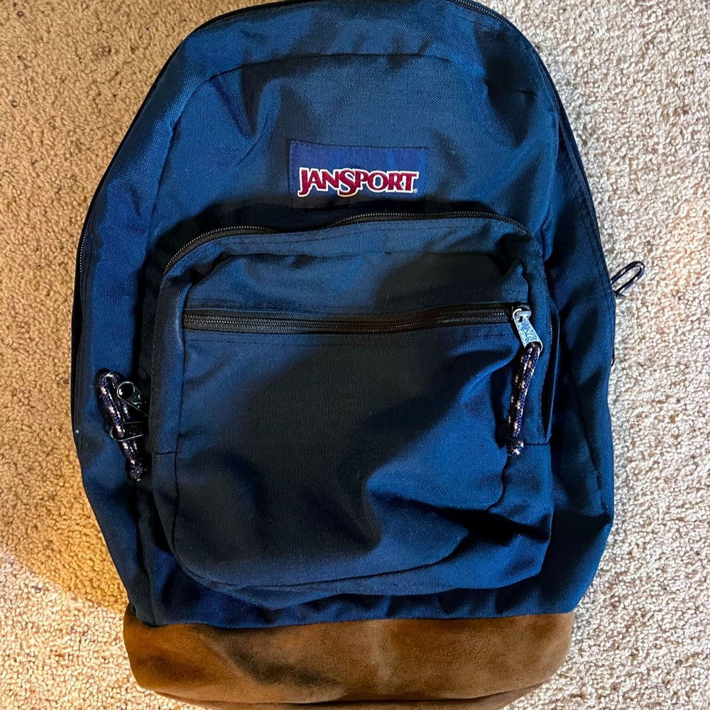 JANSPORT Vintage Right Pack (Suede Bottom - Great Shape)